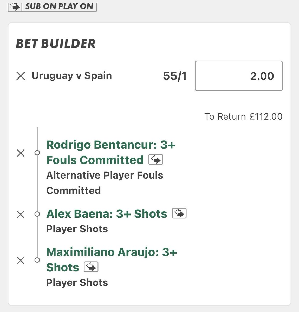 Alfie’s World Cup Bets tweet media