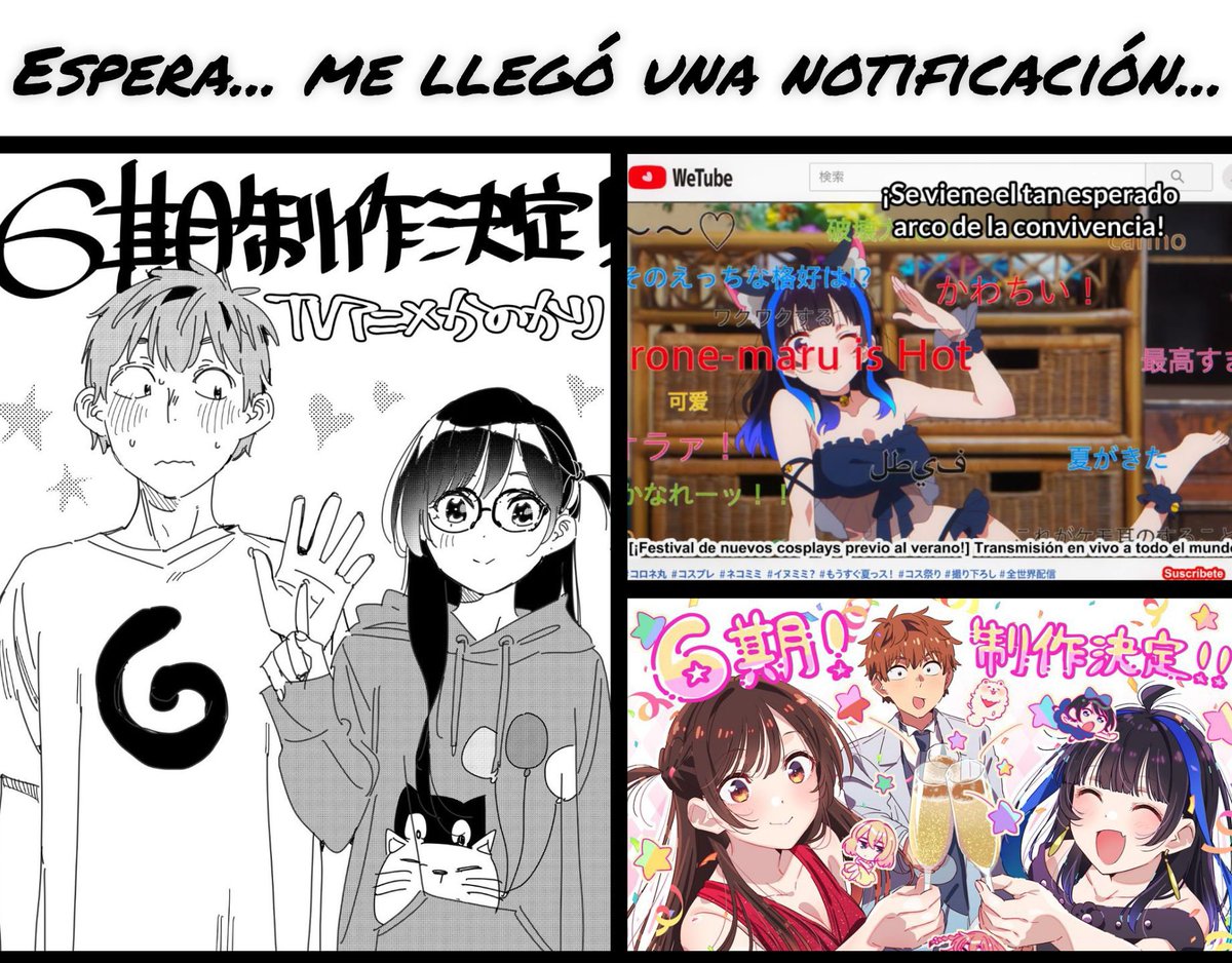 FierrosIrvin's tweet photo. Toca desempolvar uno de los primeros posts que tuvieron gran apoyo y que me impulsaron a iniciar este viaje más serio por aquí. 

Las quejas siguen igual, por lo que  aún funciona.

Añadiré algo extra que continue al comedia.

#anime #kanokari #rentagirlfriend #彼女お借りします https://t.co/Z7bywIQzhB