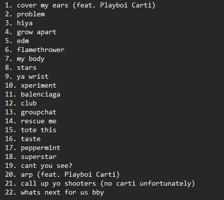 tungtunggodnews's tweet photo. 🚨 ATLANTA USB HAS BEEN FOUND
📅 XPERIMENT TRACKLIST: https://t.co/5DxH3dwsA5