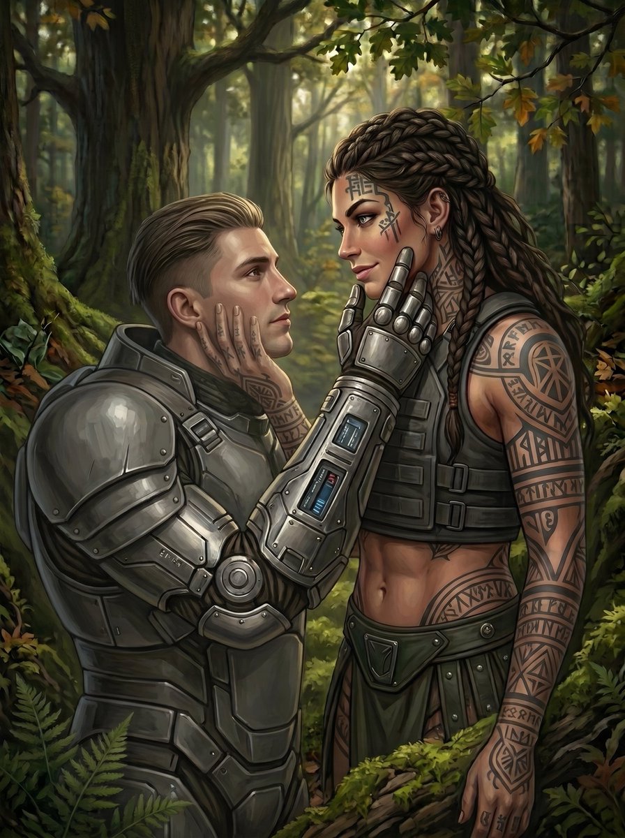 rmikhailwrites's tweet photo. A quiet moment in the Gothic Forest with Lucius Aurelius and Titania of the Heruli.

#eagleandthetitan #actionromance #actionadventure #sciencefiction #Bookstagram https://t.co/9FXdXVL69O