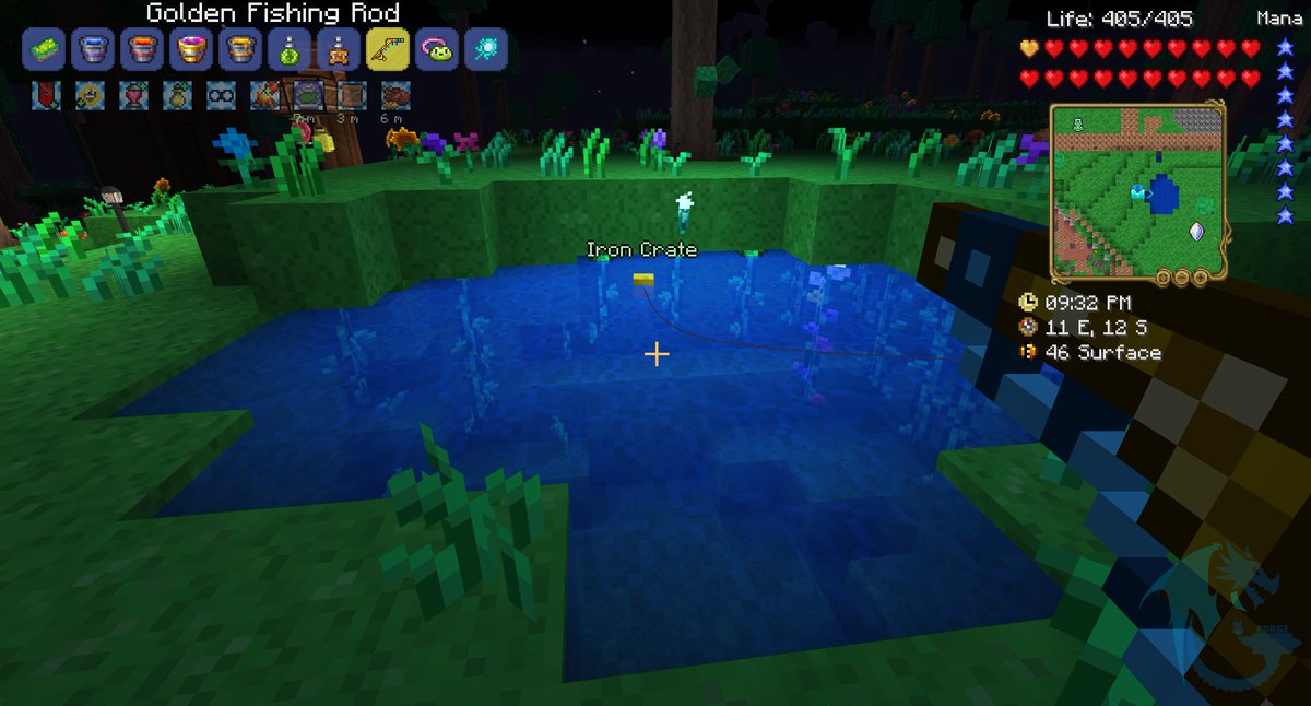 TerrariaCraftMC's tweet photo. Sonar potion! https://t.co/XKXVWHZAv8