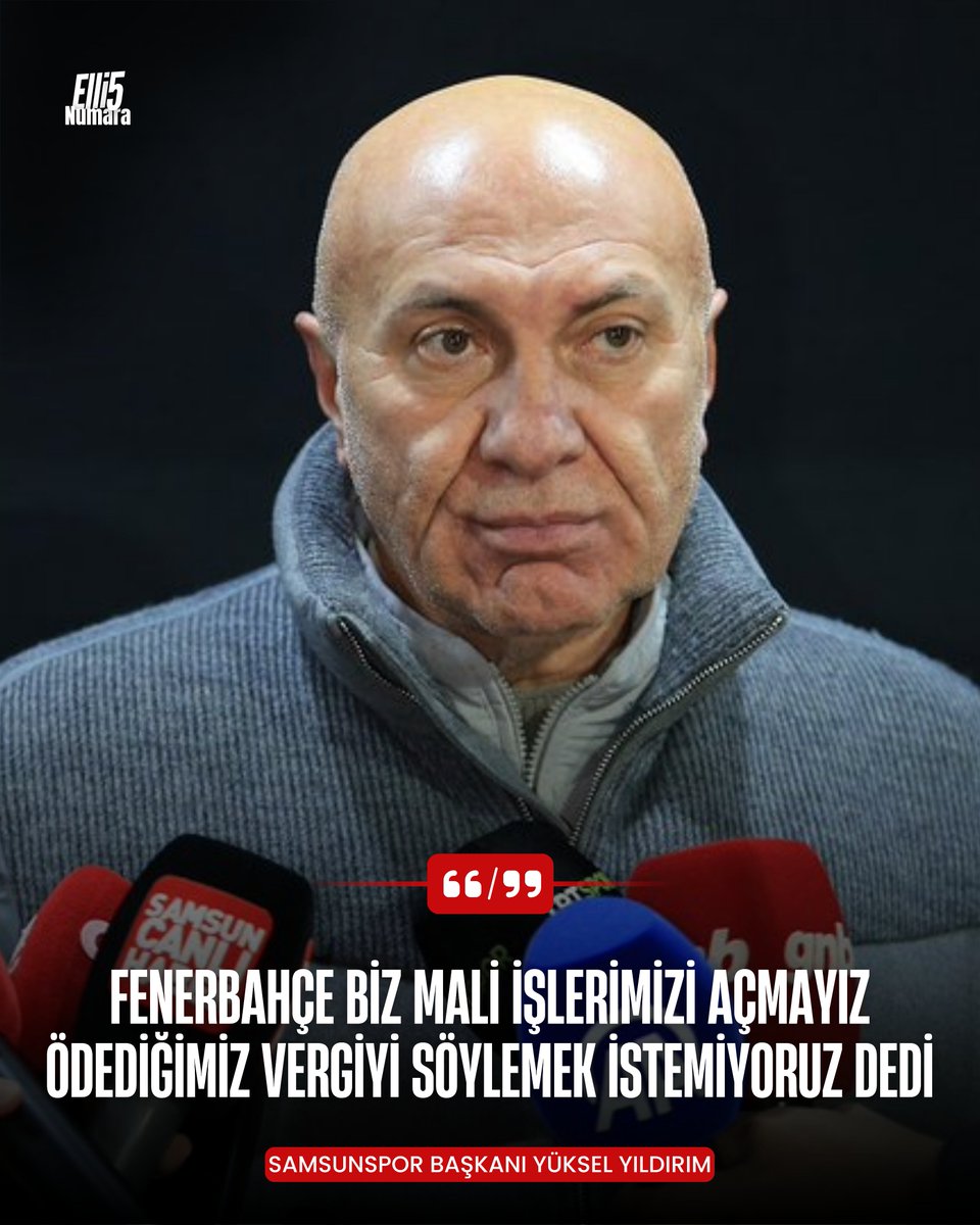 Elli5Numara's tweet photo. Yüksel Yıldırım: "Dursun Özbek 'Maliyeye gidip her kulübün ne kadar vergi verdiğini belgeleyelim' dedi. Fenerbahçe buna karşı çıktı. 'Biz mali işlerimizi açamayız, ödediğimiz vergiyi söylemek istemiyoruz' dedi. Bunu söyleyen Barış bey. Şoke olduk." (TGRT) https://t.co/uw8rlnhoBy