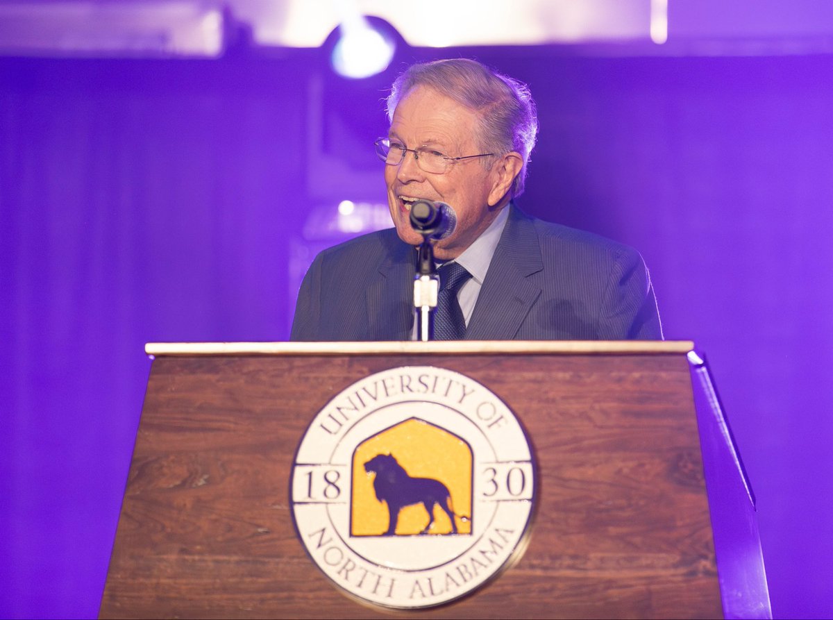 UNAAthletics's tweet photo. Today, North Alabama Athletics joins our university and community in mourning the passing of Mr. Charles Anderson.

Mr. Anderson was a loyal Lion, an extraordinary philanthropist, and a dear friend of North Alabama Athletics. Alongside his beloved wife, Hilda, he believed in the power of athletics to inspire, develop, and change the lives of young people. Their generosity and unwavering support have left a lasting mark on our department and will continue to impact Lion student-athletes for generations.

The Hilda B. Anderson Softball Complex serves as a lasting tribute to their family’s commitment to women’s athletics and to the legacy Charles and Hilda created together at UNA.

We are grateful for Mr. Anderson’s friendship, his servant heart, and his steadfast belief in North Alabama Athletics. His legacy will continue to be felt across our department for years to come.

Our thoughts and prayers are with the Anderson family. 💜