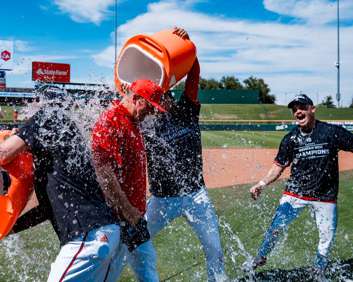 FresnoStateBSB's tweet photo. last but certainly not least... 🥹⚾️

2025 Mountain West Tournament Champions 🏆 

@pac12, we're ready for you‼️ https://t.co/K6GE4gh9I8