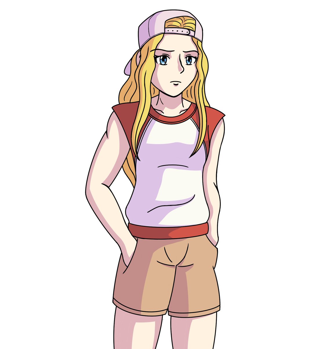 RickyRiddle20's tweet photo. My latest attempt at drawing Melissa Hat after months. Yes I gave her the trial outfit because it's one of my favorites (+ the hat because duh, she can't see without her hat) https://t.co/Gro3mWpB9s