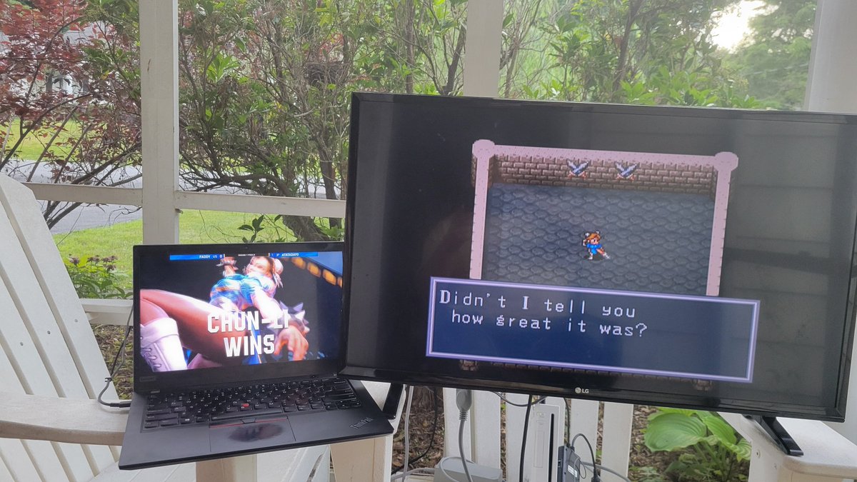 MatthewJames222's tweet photo. Serendipitous multitasking at #Evo2026 #Streetfighter６ #chunli https://t.co/lMek93aJu9