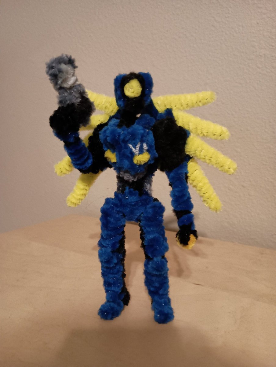 Rascal_Racoon's tweet photo. MANKIND IS DEAD.
BLOOD IS FUEL.
HELL IS FULL.
V1 made out of pipecleaners
#ultrakill #ultrakillart https://t.co/VsHA54F4XA