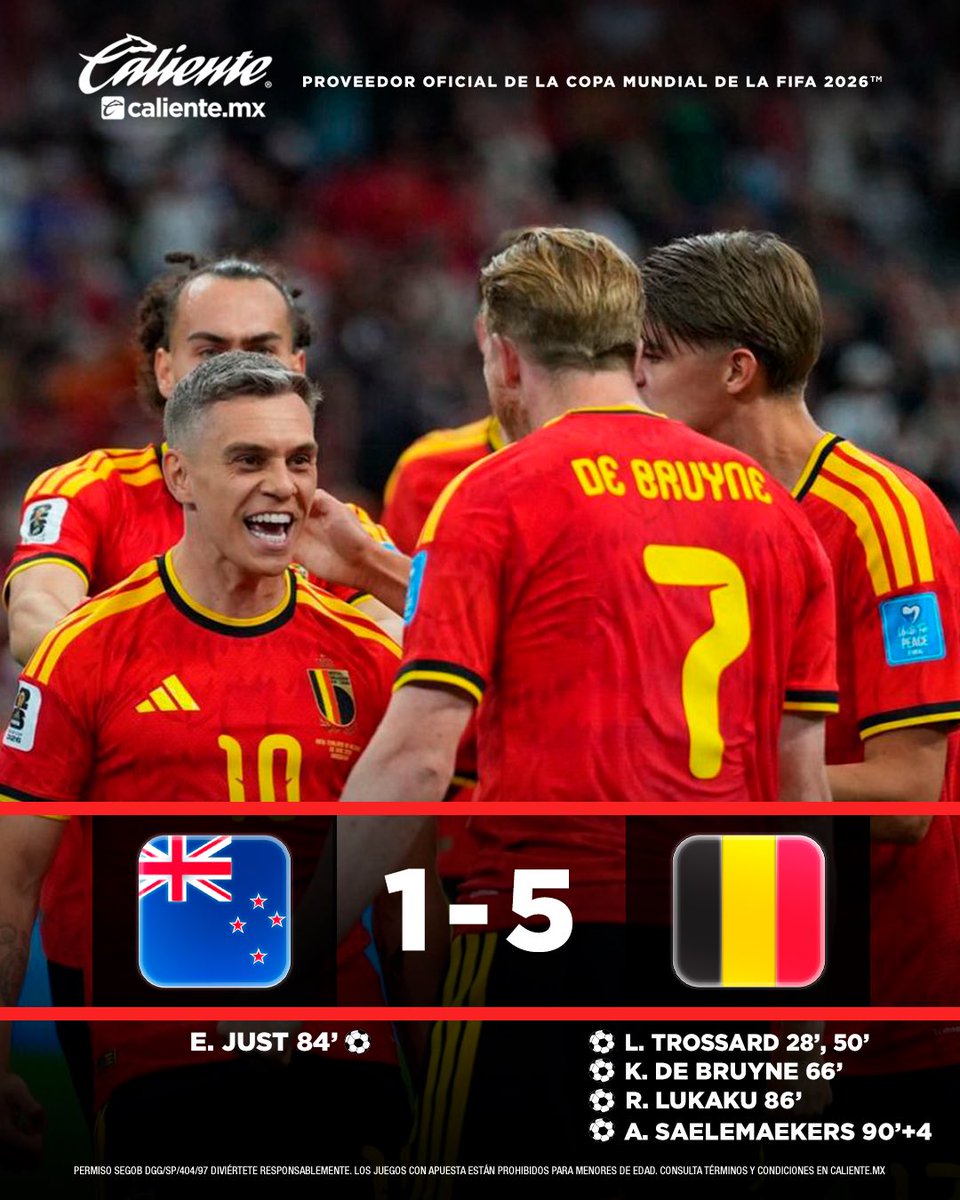calientesports's tweet photo. ¡DEFINIDO EL GRUPO G! 🤩

Sobrinos, Bélgica 🇧🇪 goleó y se queda con el primer puesto, Salah y compañía 🇪🇬 se van segundos e Irán 🇮🇷 espera entrar a la siguiente ronda como uno de los mejores terceros en esta Copa del Mundo ™ 🏆

¿Hasta dónde llega Bélgica? 👀

#MásAcciónMásDiversión