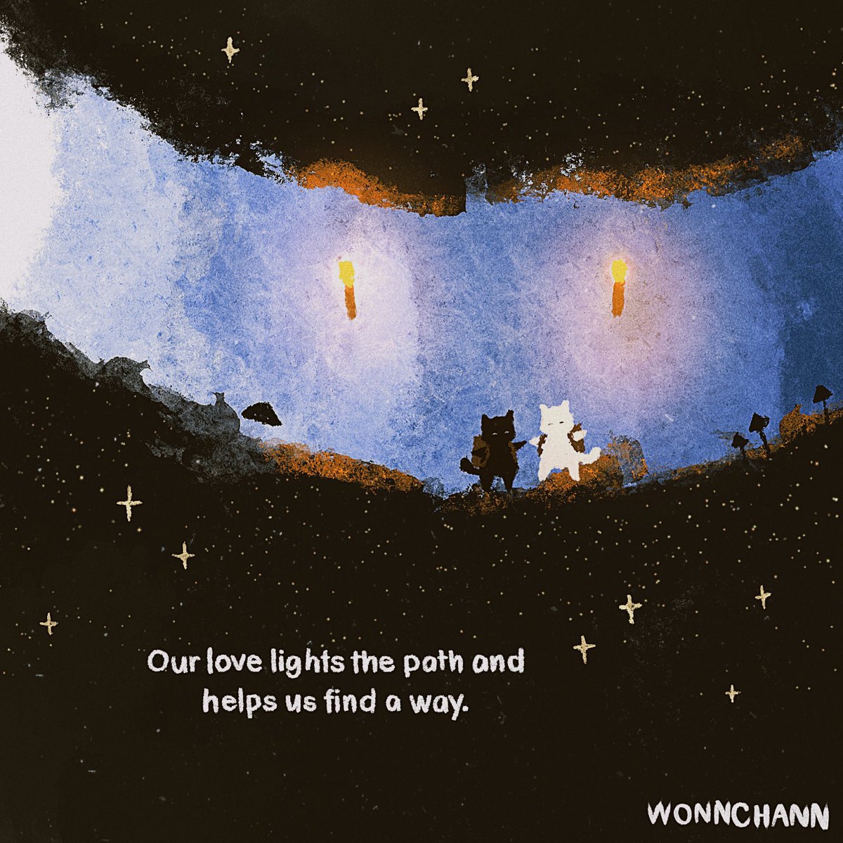 wonnchann's tweet photo. Out love lights the path https://t.co/VmvyjlpjKz