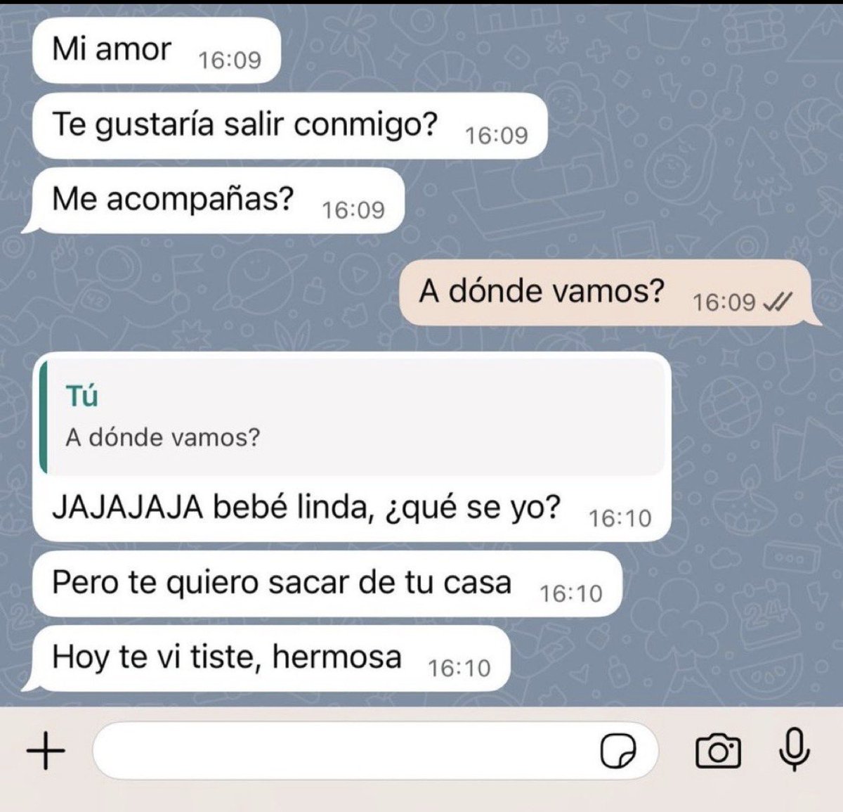 UnaTalMaka_'s tweet photo. Así señoritas, nada menos https://t.co/DtpmRWcNJe