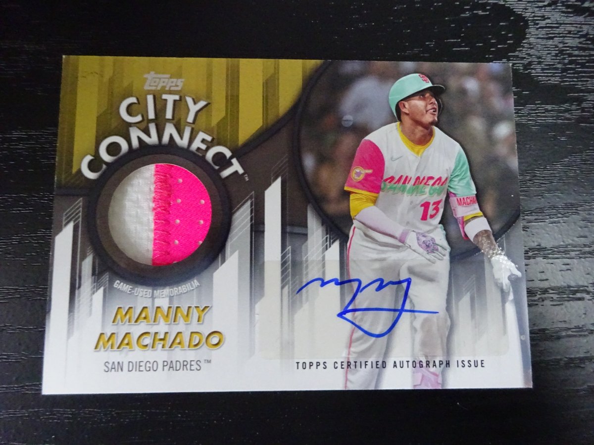パドレス ) 2026 TOPPS SERIES 2 マニー・マチャド パッチオート 10枚限定
