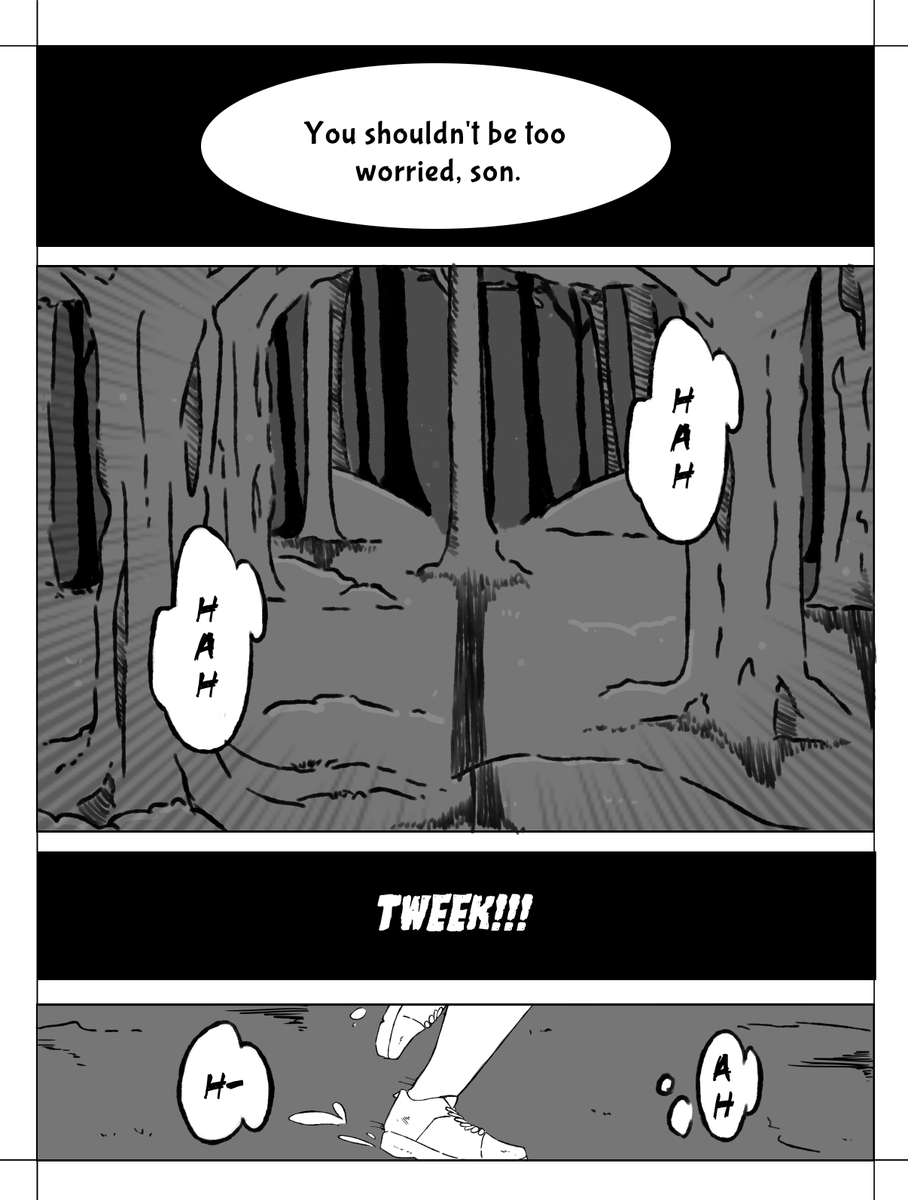 Hanamachii's tweet photo. When I was in uni I had to do a short comic for my final project and ofcourse it was when I was obsessed with #southpark at the time this was my idea of a Courage the Cowardly Dog AU with Tweek as the protagonist. (1-4) https://t.co/R4EYNuLlJ9