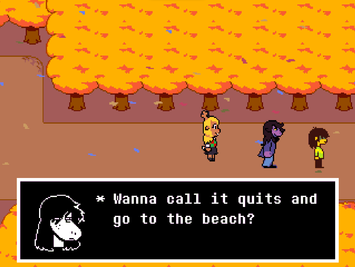 fopsy74's tweet photo. samhiggs (not sure if this counts as deltarune 5 spoilers but ill blur them anyway) https://t.co/QJ4LMKv7Gj