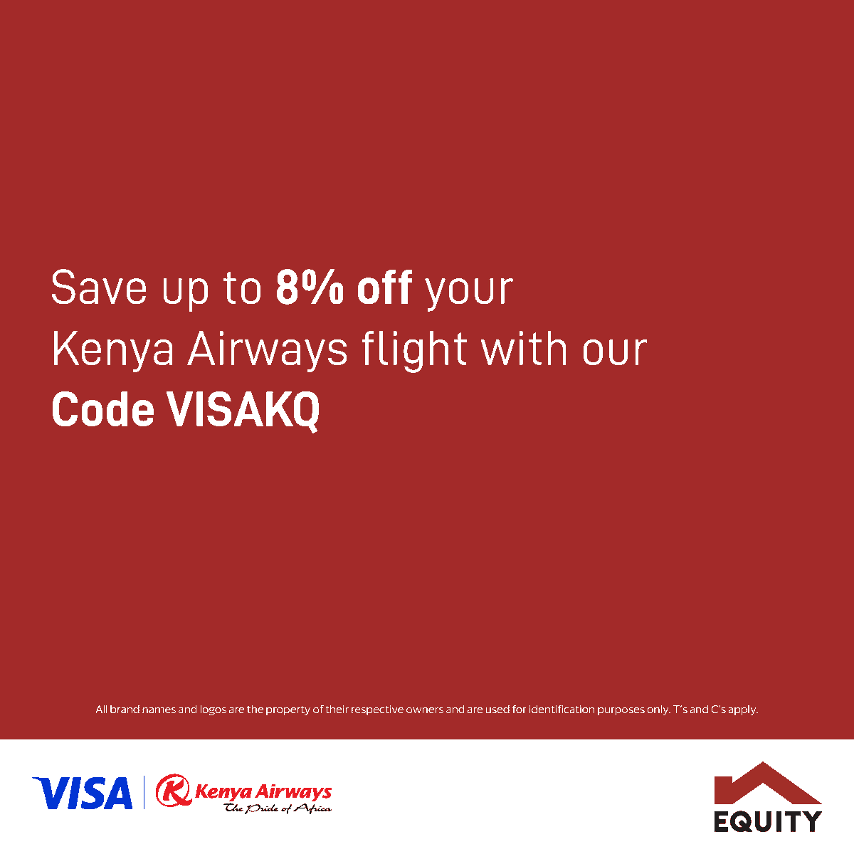 KeEquityBank's tweet photo. Sunrise in the Maasai Mara, the wild awakening around you, and the Big Five just within sight

Experience the magic of the savannah as nature puts on its finest show.

Make it happen with Kenya Airways. Book your flight, pay with your Equity Visa Card, and enjoy a 5% discount when you use the code VISAKQ.

Book now: https://t.co/XD0wJTtbAN

Sales Period: Valid until 30th September 2026.
Travel Period: Valid until 30th November 2026.

#KulipaNiEquityCard #EquityDeals