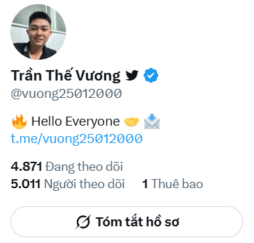 Trần Thế Vương  tweet media