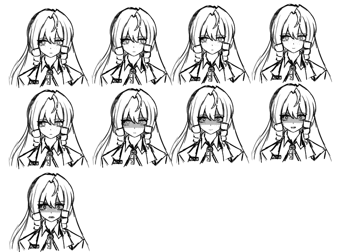 377bdne's tweet photo. some 30 min expression practice doodles with Anne https://t.co/L4HHHtaB3I