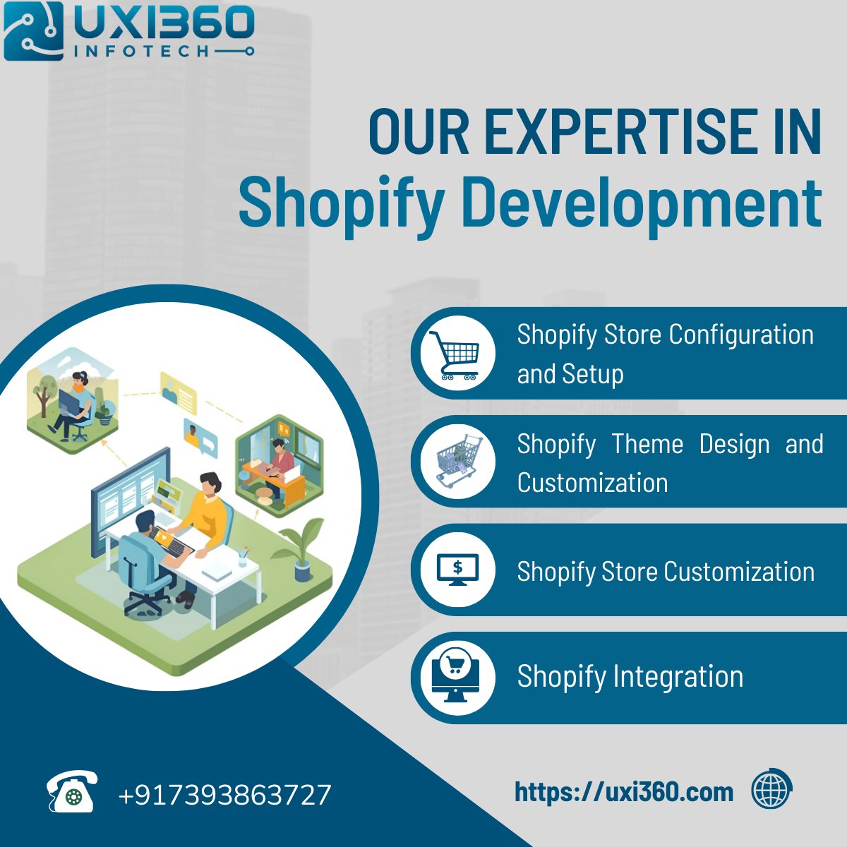 Uxi360InfoTech's tweet photo. 🚀Launch your dream Shopify store with UXI360 InfoTech
We offer
✅ Store Setup
🎨 Theme Customization
Let's build an online store that converts visitors into customers.
🌐https://t.co/TuK0N09mip
#Shopify #Ecommerce #WebDevelopment #UXI360InfoTech #BusinessGrowth #ShopifyExperts https://t.co/mZDCADfqdX