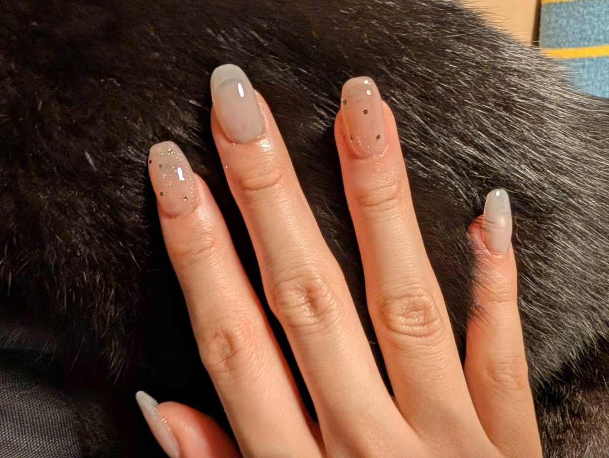 wappopa's tweet photo. ネイル自慢と見せかけて猫を自慢するスタイル https://t.co/h01d1UpjaS