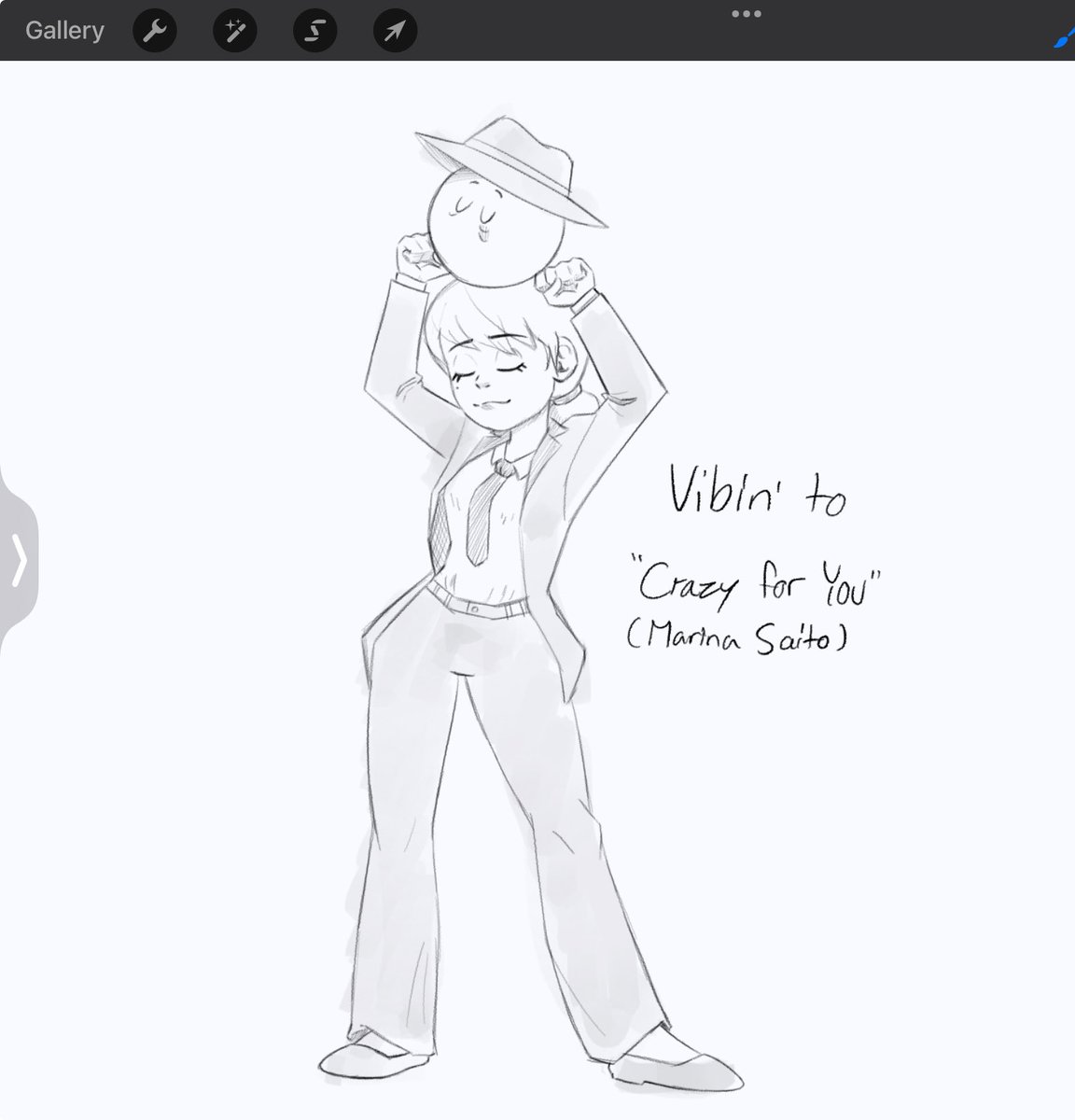 DrawnHoplin's tweet photo. Was listening to a song I found and was vibing to it while practicing https://t.co/aigXqBbETT