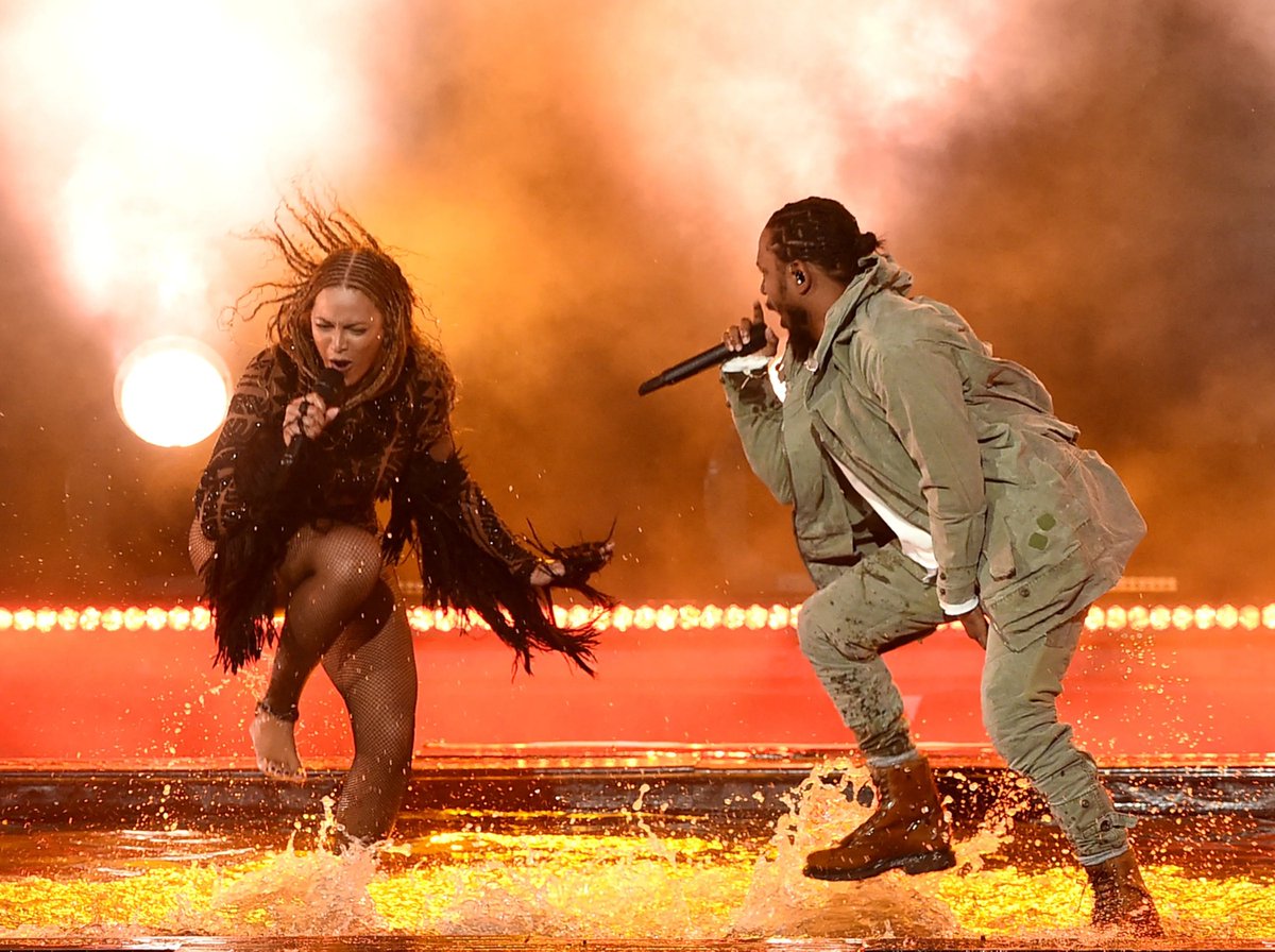 beyoncepress's tweet photo. Ten years ago today, Beyoncé and Kendrick Lamar opened the 2016 BET Awards with an electrifying performance of "Freedom." https://t.co/mAyZsQvmwh