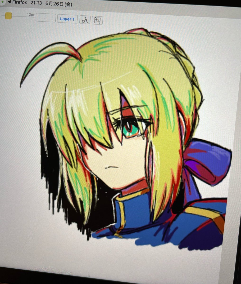 昨日絵チャで描いた我が王