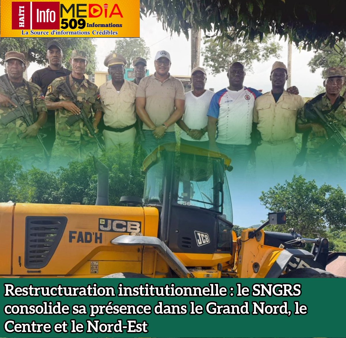 InfoMedia509's tweet photo. Le SNGRS poursuit sa restructuration nationale. En tournée dans le Grand Nord, le Directeur Général Daril Baltazar renforce les coordinations départementales, développe de nouveaux partenariats et mobilise des ressources pour moderniser la gestion des résidus solides en Haïti. 🇭🇹 https://t.co/5CHwxn4Fcq