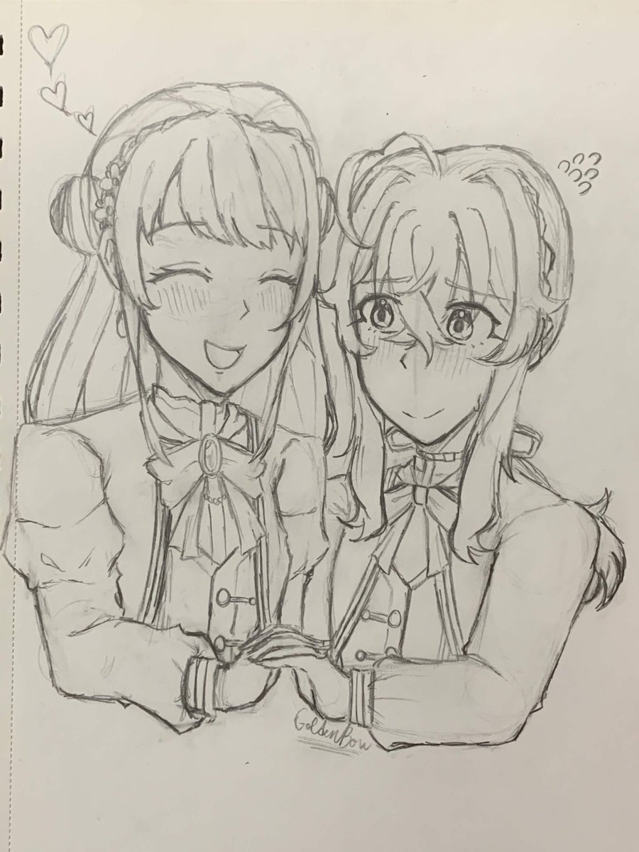 g0lden_bow's tweet photo. i dont ship lana and monica, but a friend of mine said they looked cute while i was yapping abt silent witch sooo why not. happy (late) #yuriday !!!
#サイレントウィッチ #SilentWitch https://t.co/7CzZrde6Lm