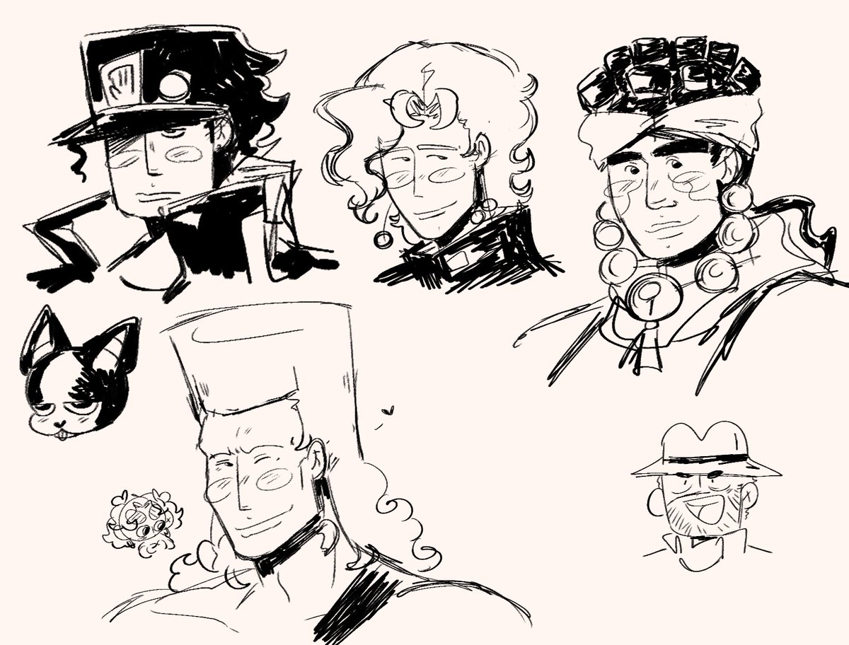 devilstooth_'s tweet photo. Got a Tumblr ask about how I draw the other Crusaders so some quick doodles of them https://t.co/N8UZmwb2l4