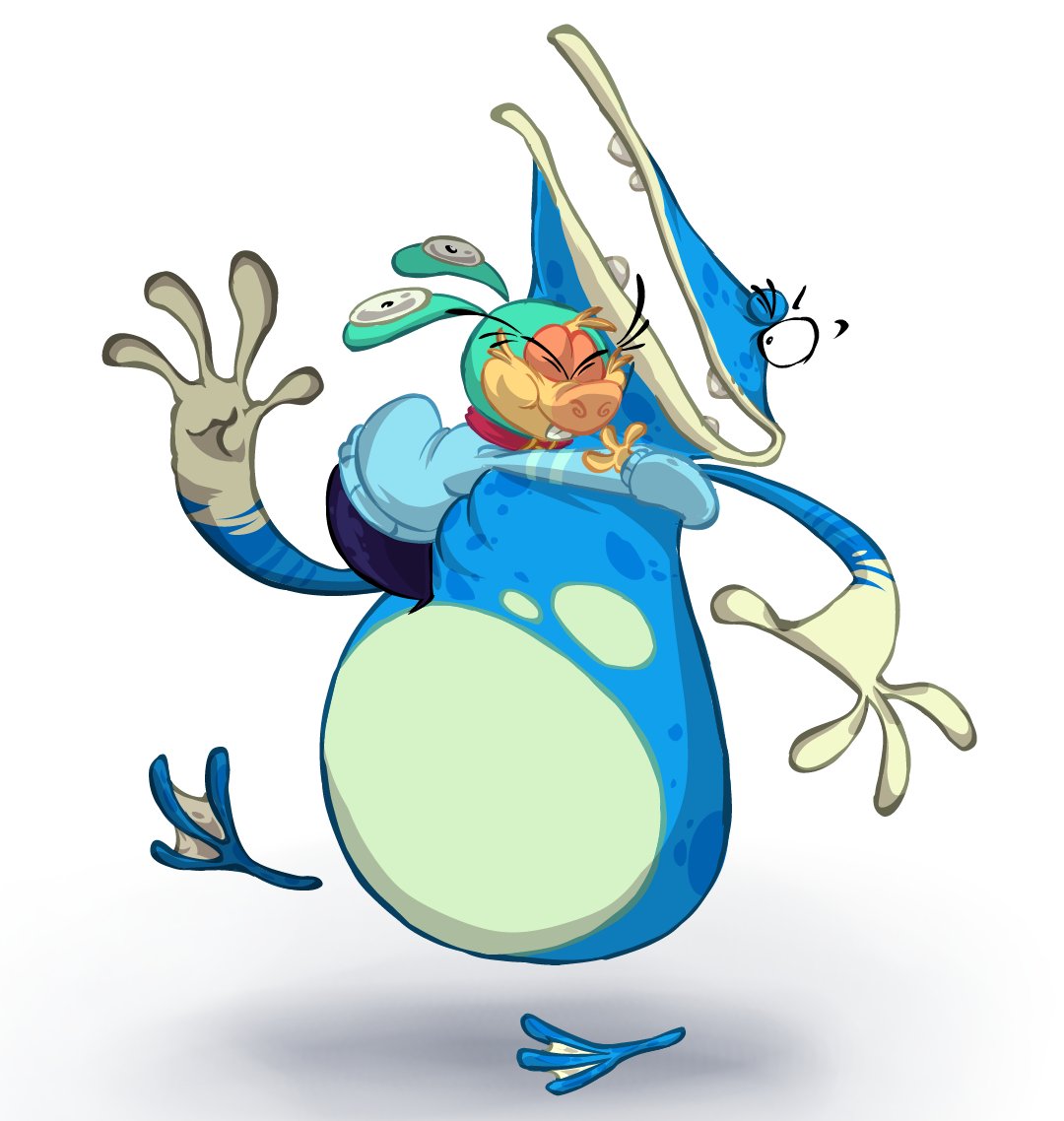 Frogaster19's tweet photo. Hug
#Globox
#raymanlegends
#Rayman
#raymanfanarts
#raymanorigins
#selfship https://t.co/XVqiylZrIp