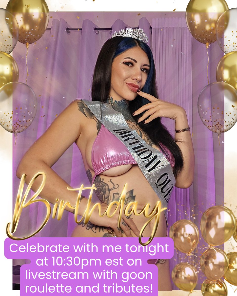 WorshipMing's tweet photo. Come celebrate with Me in one hour on loyalfans! https://t.co/O0jULV51BI
