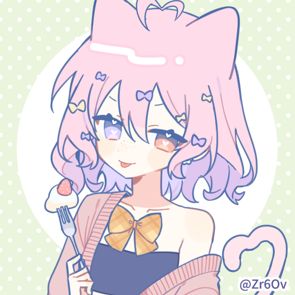 PixelpawsieVT's tweet photo. The vtuber vs irl 
surprise!! i also have pink hair irl hehehe (picrew can be done here https://t.co/53vNQcPyQu) https://t.co/kVmBPKJd9e