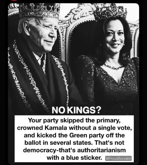 grumpyoldmn65's tweet photo. It is said that Beyonce's Met Gala outfit was inspired by Kamala's Genocide.
Please, Blue MAGA Politicians Lie just as much as Red MAGA Politicians and it has been this way for the last 50 Years of Neoliberal Austerity Policy by Both Right Wing Corporate Parties. #BlueMAGADelusions #Kamalisms