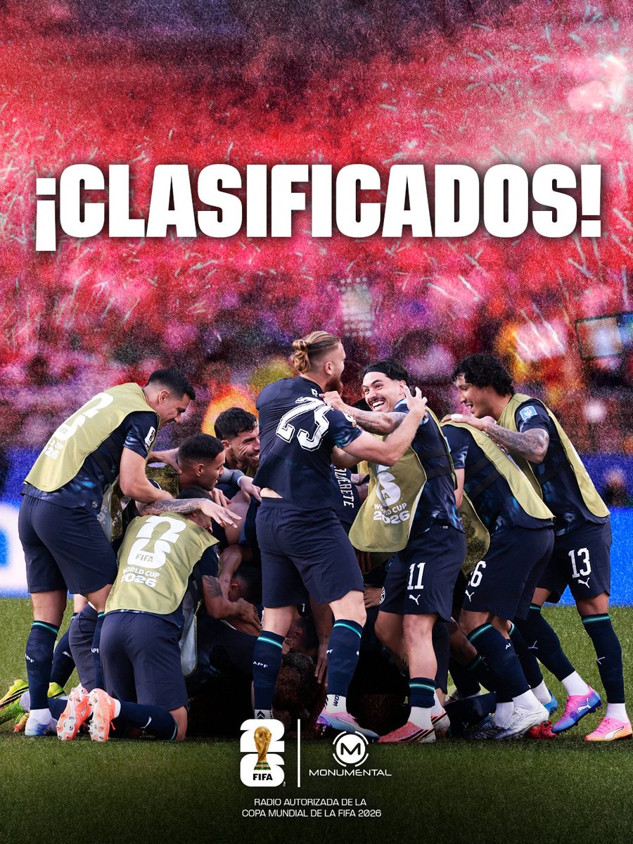 AM_1080's tweet photo. 🇵🇾✨¡EL SUEÑO ALBIRROJO SIGUE VIVO!

🔸Paraguay inscribió su nombre entre los 32 mejores equipos de la Copa Mundial de la FIFA, ingresando como uno de los mejores terceros a la llave de 16avos.

👉🏼16 años después, la Albirroja accede a una ronda de eliminación directa en un Mundial.

👏🏼¡Se sufrió, se usó la calculadora, pero el orgullo guaraní fue más fuerte!

#Comunidad1080 📻 #ElRelatoQueEmociona