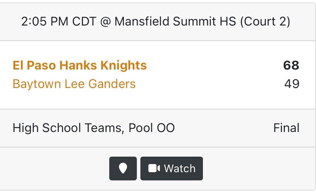 BoysBballHanks's tweet photo. Game 1 of the @Tabchoops showcase 
Knights 68- Baytown Lee Ganders 49
Leading scorers
@Bash_Mtz12 22 pts
Abraham Hernandez 14 pts 
Joseph Leggett 10 pts 
@JMHanksHigh @HanksGutierrez @HHSCarrasco @fabyarras @bre_terrazas @YISDAthletics1 @CoachPerez_HHS @Coach_Veliz https://t.co/43Vh5m3ptZ