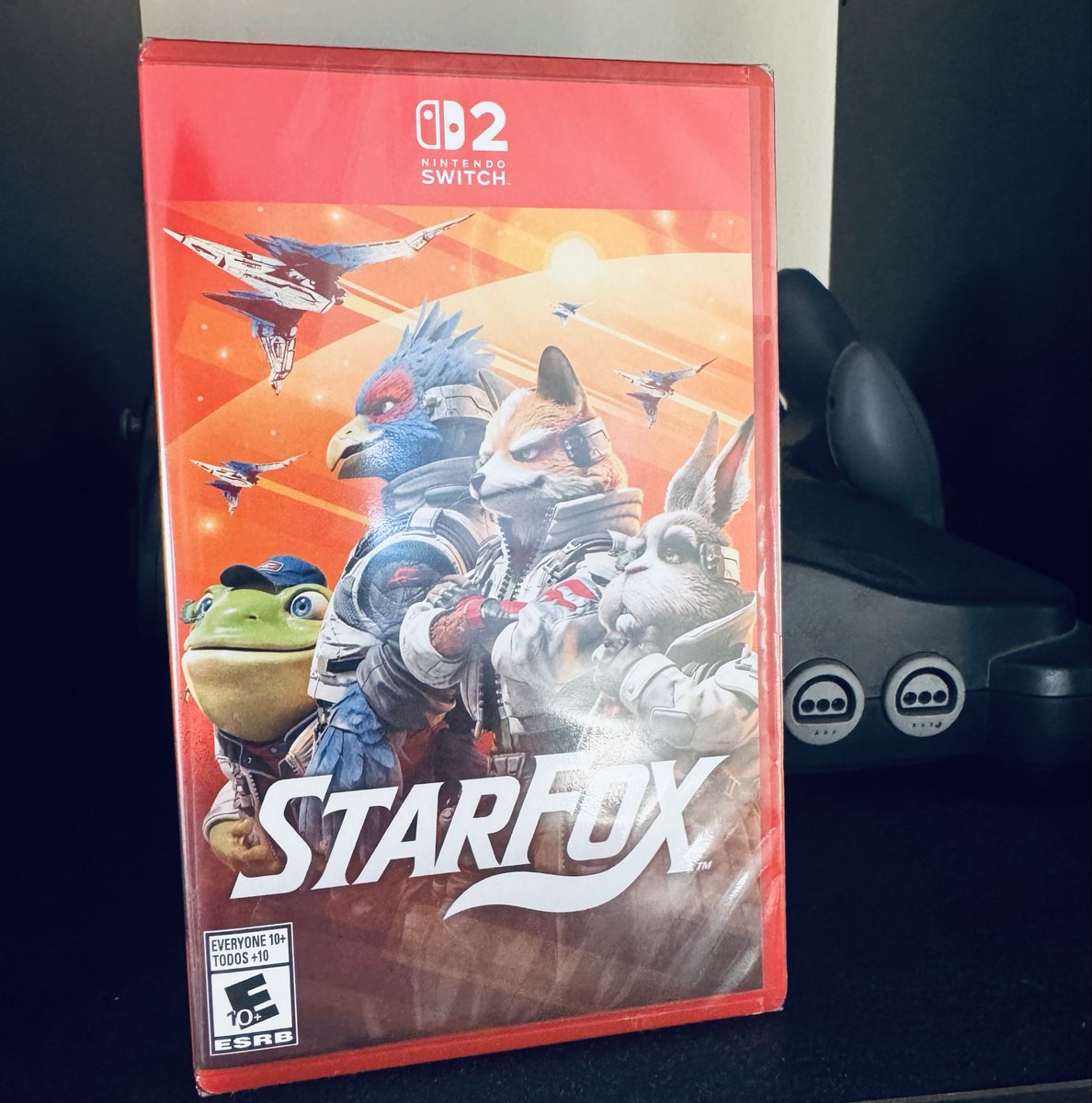 MattGroup1's tweet photo. StarFox 64 is, for sure, in my top ten favorite video games of all time. Very excited to dive into this! 
#StarFox #Switch2 https://t.co/9effNF6j1N