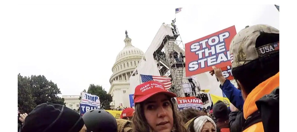 untriggered76's tweet photo. @libsoftiktok @SPPS_News This is the same @ChayaRaichik10 who participated in the Jan 6 insurrection. https://t.co/AfkL6Xrbzw