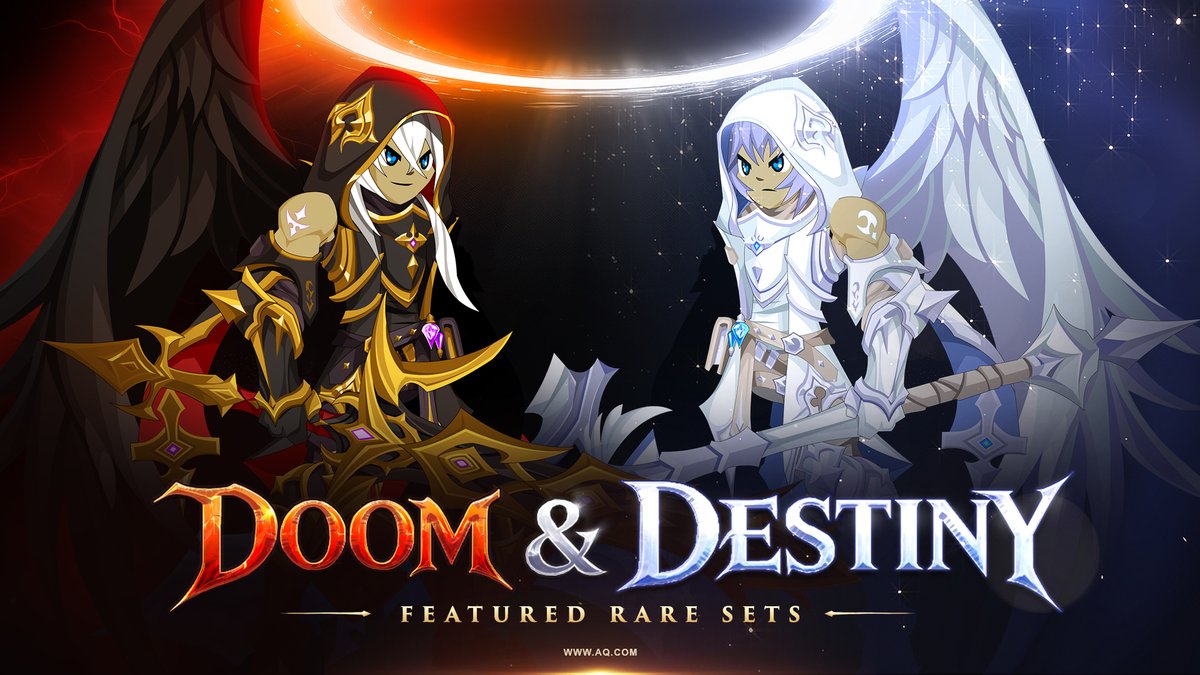 Alina_AE's tweet photo. 🎶 DOOOOOMMM... is all around! 
It's in the air, comes out of the ground. 
An army of Doom in Carcossa... 
Will help you Light up the Knight 
to defy the Old World Order! 🎶

Doom IS your destiny: find two new rare sets in your Featured Gear Shop until July 31st!
https://t.co/h0x84a5Fyi