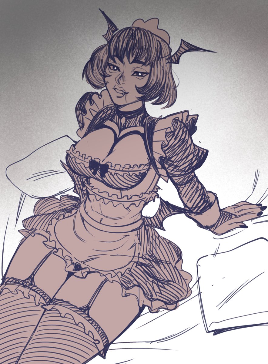 VinegarAndSoda's tweet photo. Maid Mina ✍️
#deadlock #deadlockfanart https://t.co/NNfF1M0BwA