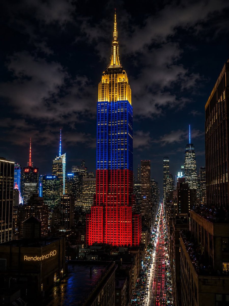 RosaneBonoro's tweet photo. EUA com as cores da Venezuela. https://t.co/pqLOOBlN1Y