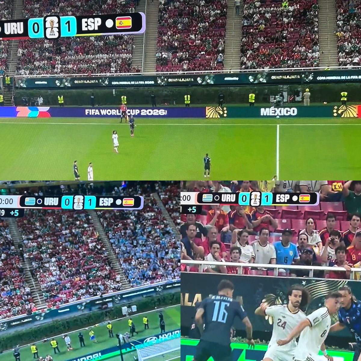 SombradeImperio's tweet photo. ¡NO SE LLENÓ! 🤬
Gracias la chingaderas de la FIFA en el mejor estadio de México, el España vs Uruguay no se llenó. Tarifas dinámicas, revendedores y SOBREPRECIOS absurdos de $1500 dólares por boleto. Eso hizo que centenares de asientos quedaran vacíos.
Se los quedó la reventa 🤣 https://t.co/PPLaKa0wdg