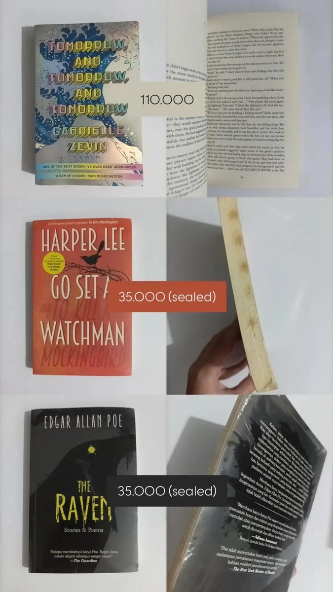 J22710082's tweet photo. PRELOVED NOVEL INDONESIA/INGGRIS
Semuanya ready, pengiriman manual JNE/Sicepat/Wahana
Based on Jakarta Timur
keyword: A Little Life, Men Without Women, Haruki Murakami https://t.co/W57BYKsEMI