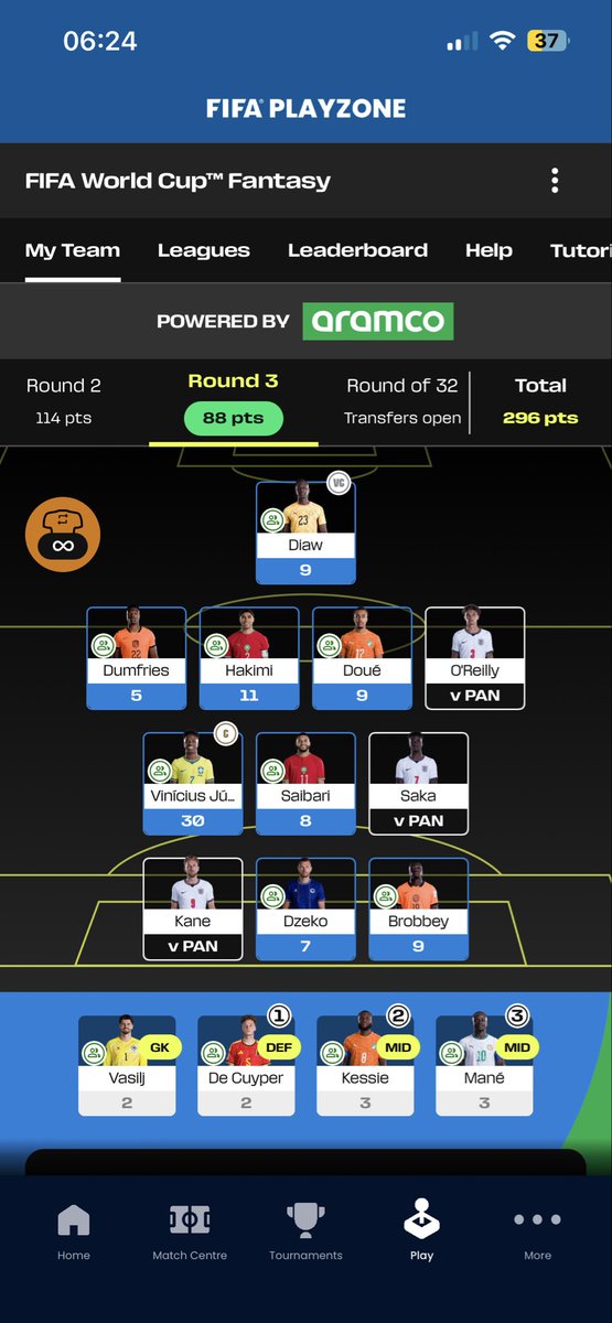 FPLMyWay's tweet photo. Ready for the England triple up to bring home the points tonight 🏴󠁧󠁢󠁥󠁮󠁧󠁿 https://t.co/KVgQrIu5Nx