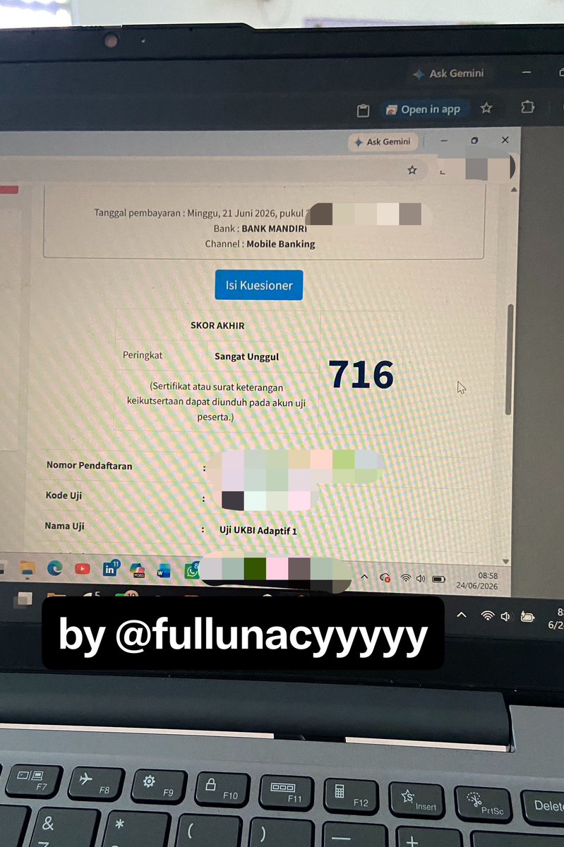 fullunacy's tweet photo. READY LAGIIII dari sekarang joki UKBI (Uji Kemahiran Berbahasa Indonesia), lulusan sastra indonesia, certified skor 550+. atau joki tugas/ujian bahasa sastra indo lain jg bs. reply aja atau chat https://t.co/bwd2x4BH7x

#jokitugas #joktug #zonaba #zonauangᅠᅠᅠ https://t.co/t1rFhG3cNd