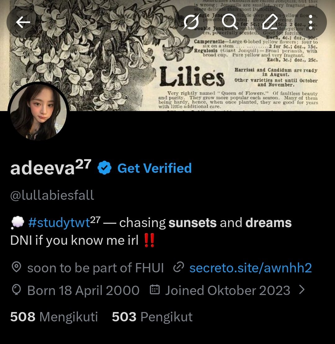 lullabiesfall's tweet photo. selamat 503 juta milyar 🙂‍↔️😵‍💫❤️ https://t.co/lqG1RmXv3P