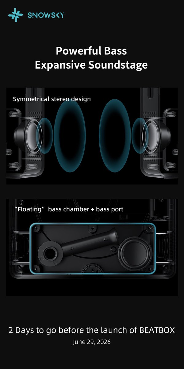 2 Days to go before the launch of SNOWSKY BEATBOX 🎉🎉 Multifunctional ...