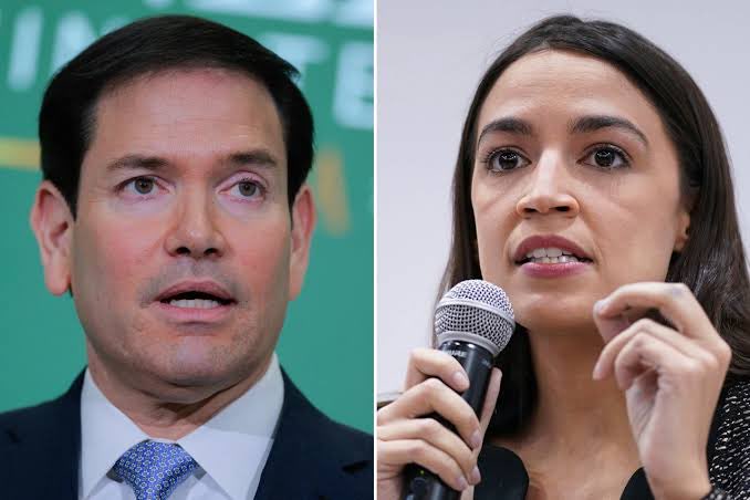 AryasTakes's tweet photo. JUST IN: Marco Rubio is favored to win the 2028 presidential election.

If the Democrats nominate AOC, how badly do you think they’ll lose? https://t.co/tg3SzYZBET