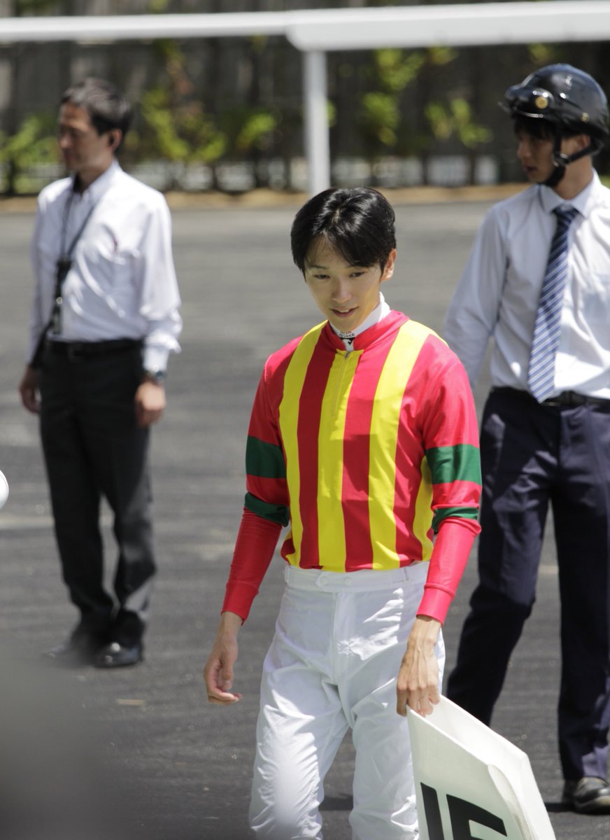 VM40921's tweet photo. 坂井瑠星騎手

#福島競馬場 https://t.co/bqhWyL85m8