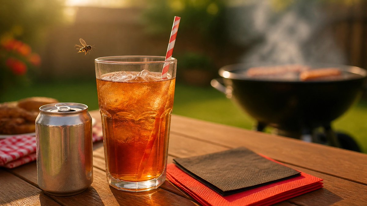 APPestControl1's tweet photo. Don’t let a wasp ruin your sip! 🥤 Keep drinks covered at your Denver BBQ. #WaspTips https://t.co/m2Qktj0fNx