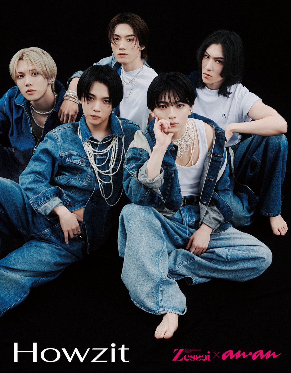 anan_mag's tweet photo. 【#anan 2502号速報】7/1発売号で #大倉忠義 編集長の雑誌 #Zessei とコラボが実現。ジュニア新グループ #Howzit の女性誌最速撮り下ろし。#織山尚大 さん #西村拓哉 さん #黒田光輝 さん #檜山光成 さん #ヴァサイェガ渉 さんが届けたい想いとは？ #Zesseiなanan が表現する3つの世界をお見逃しなく！ https://t.co/uEL1Tp21cB