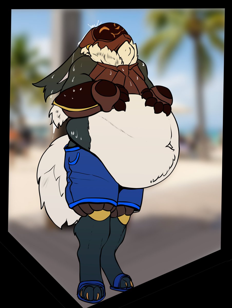 StarvingXaphelm's tweet photo. Gotta beat that summer heat.. https://t.co/kZV40pAG8v